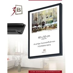 POSTER 61x91,5 cm - Bilderrahmen, Wechselrahmen, Posterrahmen - schwarz