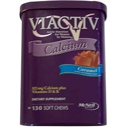 Viactiv Caramel Calcium Chews, 130 Soft Chews