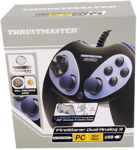 Childrens Toyshop  Video Games : Guillemot Firestorm Dual Analog 3 Gamepad (PC)