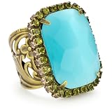 Sorrelli Meadow Mist Bold Crystal Adjustable Gold-T