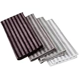 DII Kitchen Millennium, Cleaning, Washing, Drying, Ultra Absorbent, Microfiber Dish Towel, Grey Stripes, Set of 4