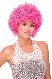 Glitter Afro Pink Wig
