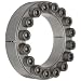 Lovejoy 1500 Shaft Locking Device for 85X125 MM diameter shafts, 4.921" Outer Diameter, 0.945" Length of Contact, 1.102" Thrust Ring Width