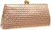 SONDRA ROBERTS NEW YORK Embossed Kisslock Clutch Image