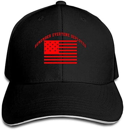 Remember Everyone Deployed Adjustable Unisex Fitted Baseball Caps