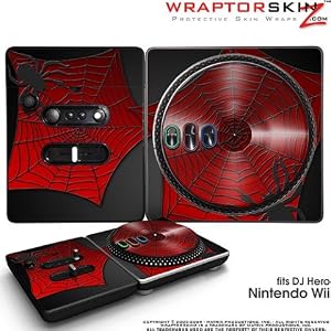 DJ Hero Skin Spider Web fits Nintendo Wii DJ Heros (DJ HERO NOT INCLUDED)