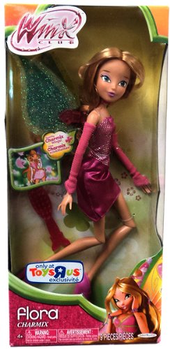 Winx club 11.5" special edition flora charmix fashion doll
