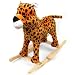 Happy Trailst Plush Leopard Rocking Animal