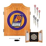 NBA Phoenix Suns Wood Dart Cabinet Set