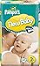 PAMPERS - 81272725 - Couches New Baby Taille 2 (3-6 Kg), Geant 2x62, 124 couches
