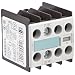 Siemens 3RH19 11-1HA01 Auxiliary Switching Block For Contactor, S00 Size, Screw Connection, 1 Pole, 11 E Identification Number, 1 NC Contacts