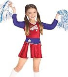 Rubies Girls Patriotic Cheerleader Outfit Halloween Costume