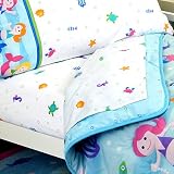 Mermaids Toddler 3 Piece Sheet Set by Olive Kids