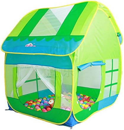 Cooperaton Kids Play Hut Outdoor Indoor Fun Play Big Tent Playhouse Pop Hut Play Pit Balls NO BALLS Pool Green