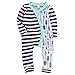 MIOIM Infant Baby Girls Boys Long Sleeve Stripes Romper Bodysuit Jumpsuit Outfits Onesies