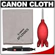 Canon Microfiber Cloth, Giottos Rocket Air Blower & LensPen Cleaning Kit for EF Lenses & EOS 1Ds, 1Ds Mark II, III, IV, 50D, 5D, 7D, Rebel XS, XSi, T1i & T2i Digital SLR Cameras