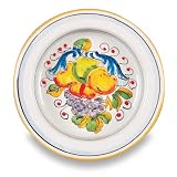 Handmade Miele Ceramic Wine Bottle Coaster From Italy
