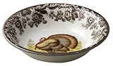 Spode Woodland Turkey Cereal Bowl 8 inch