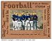 Football Personalized Alder Wood Photo Frame