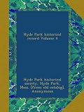 Hyde Park historical record Volume 4