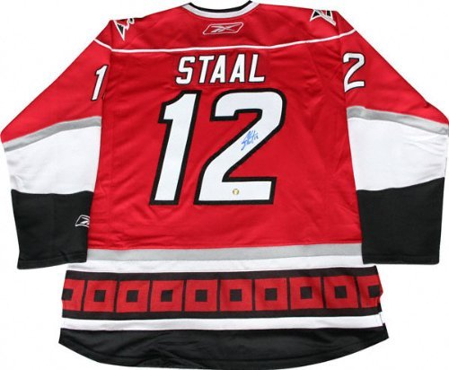 Eric Staal Carolina Hurricanes Autographed Replica Jersey