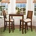 Home Styles 5535 Jamaican Bay Series Jamaican Bay Pub Table Set in Soft Mahogany