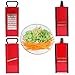 Nardo Visgo® Mandoline Slicer with 4 Stainless Steel Blades - Multi-functional Vegetable Peeler Slicer Grater & Julienne Slicer, Time Saving Fun Creating Kitchen Gadget for Home & Commercial Cooking