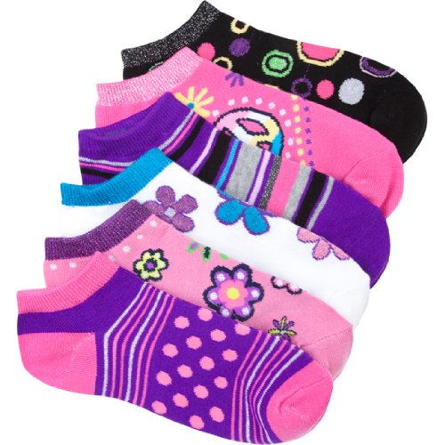 FULL TILT Peace & Flower 6 Pack Socks