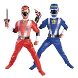 Power Ranger Reversible Red to Blue - Size: Child M(7-8)