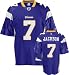 Tarvaris Jackson Youth Jersey: Reebok Purple Replica #7 Minnesota Vikings Jersey - Large (14-16)