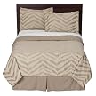 Modern Home Zebra Comforter Set - Tan