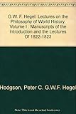 Lectures on the philosophy of world history