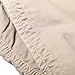 OCHENTA Men's Cotton Casual Multi Pockets Cargo Shorts #3231 khaki 33
