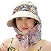 Ladies Summer Beach Cotton Big Brim Foldable Sun Floppy Sunblock Hat Hats Visor