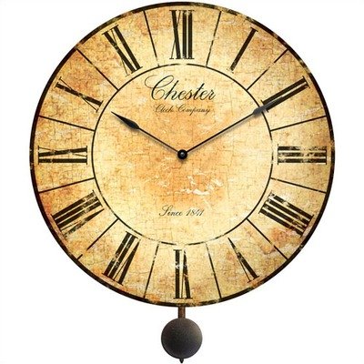 Infinity Instruments Large Chester Wall Clock