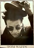 Tom Waits Poster ~ Tippin' His Lid ~ Exclusive U.K. Import ~ 24x33