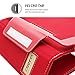 Snugg iPad mini Executive Case Cover and Flip Stand in Red Leather