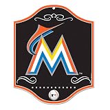 MLB Miami Marlins 11-by-13 Inch Wood Sign