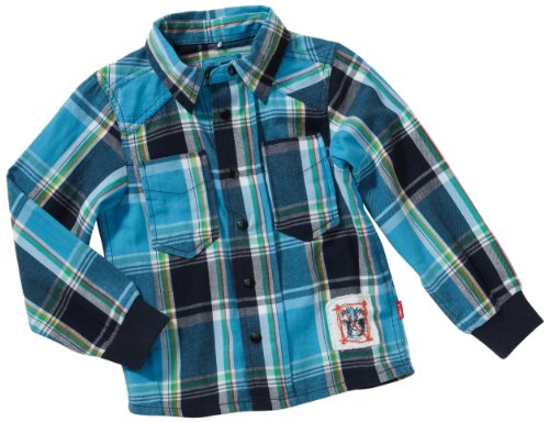 NAME IT Jungen Langarmshirt ELIAS KIDS LS SHIRT 112, Gr. 122/128, Blau (ATLANTIC) Preisvergleich
