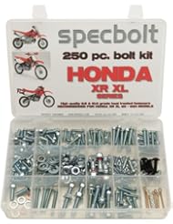 Home Improvement: 250pc Specbolt Honda XR XL four stroke Bolt Kit Maintenance & Restoration of Dirtbike OEM Fasteners XR50 XR80 XR100 XR185 XR200 XR250 XR400 XR500 XR600 XR650 and XR XL models 50 80 100 185 200 250 400 500 600 650 - Specbolt