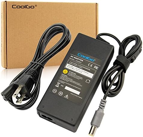 CoolGo® AC Adapter Power Supply Cord Laptop Charger for LENOVO ThinkPad E40 E50 L410 L412 L420 L421 SL410 SL410k T410 T410i T420 T510 T510i T520 T520i [20V 4.5A 90W 7.9*5.0mm]