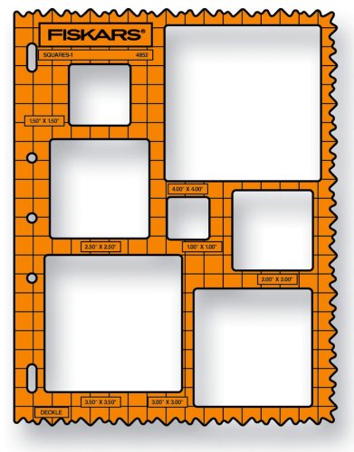 Fiskars 48527097 ShapeTemplate Tool, Squares 