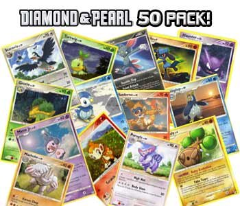 51Ms+zlAT+L 50 Pokemon Diamond Pearl Trading Cards Lot