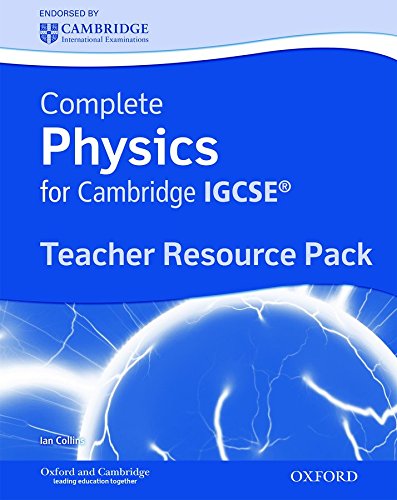 Complete Physics for Cambridge IGCSERG: Teacher's Resource Pack