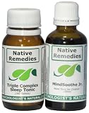 Native Remedies Sleep Tonic and MindSoothe Jr. ComboPack to reduce child anxiety and depression and improve sleep patterns