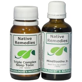 Native Remedies Sleep Tonic and MindSoothe Jr. ComboPack to reduce child anxiety and... by