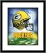 Green Bay Packers NFL Framed 8x10 Photograph Team Logo and Football Helmet Collage
