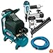 Makita MAC700K2 Brad Nailer,Finish Nailer & Compressor Kit