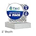 Tier1 20x21x1 Merv 8 Pleated Air/Furnace Filter -6 Pack