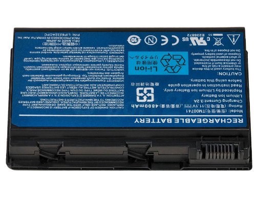 Batterie d’ordinateur portable pour Notebook Acer Travelmate 5310 5320 5520 5710 5720 5720G 5730 5530 5520G 5710G 6590 7720 7320 7520G 7720G 7520 7520-501G16Mi Extensa 5210 5220 5220-201G12Mi 5520G 5610 5620 5620G 5620Z 5620Z-2A1G08Mi 7220 7620Z 7520 7520G 7620 7620G compatible avec TM00741 LIP6219VPC LC.BTP00.005 .006 GRAPE34 GRAPE32 CONIS71 CONIS72. De e-port24®